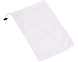 Fijnmazige Waszak - Beschermzak Kleding - Delicate Was - Verdikt Nylon Materiaal - 29x24cm - Wit