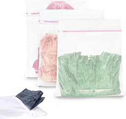 Waszakken voor de Wasmachine, Set van 3, Reiswaszak met Rits, Geschikt voor Kleding, Wol, en Delicate Stukken (40 x 50 cm) — thumbnail 1