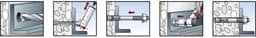 Boutanker FBN II - Montagebout Betonanker - Bevestiging Monteren - Lange Schroefdraad - 12/80/176 mm - Zilverkleurig — thumbnail 3
