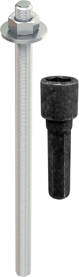Draadstang M8x110mm - Ankerstang RVS - Bevestigen in Steen - Roestvrij Staal A4 - 10 stuks - Zilver — thumbnail 4