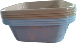 Vierkante wasbak 6L – Compacte wasbak van hoogwaardig kunststof 30 cm | Multifunctionele wastafel voor afwas, huis, wasgoed of tuin | Gemaakt in Europa — thumbnail 5