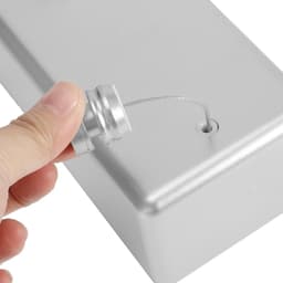 Intrekbare Waslijn - Waslijn Binnen Buiten - Kleding Drogen - Roestvrijstalen Boorinstallatie - Niet Gespecificeerd - Zilver — thumbnail 2