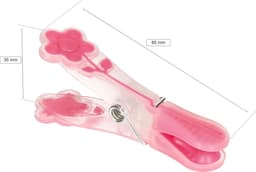 Kledingknijpers - Wasknijpers - Drogen van wasgoed - Met rubberen inleg - 20 stuks - Blauw — thumbnail 3