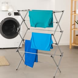 DRY-09065 Collapsible Clothes Drying Rack Steel — thumbnail 5