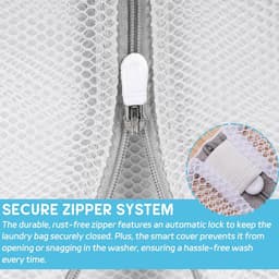 SnelShoppen - Wasmachine Set, 2 Stuks, Waszak, Wasnet, 50 x 60 cm, Ideaal voor Delicate Kleding en Wassen op Lage Temperatuur — thumbnail 2