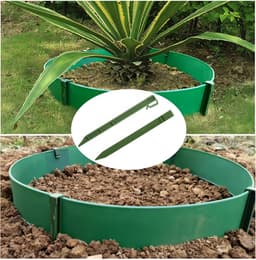SnelShoppen - 30 Stuks Tuin Pinnen 24.5 cm Kunststof Grondankers voor Patio Afgrenzing en Tuin Tenten (Groen) — thumbnail 3