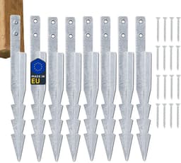 SnelShoppen - Swingankers en Speeltuin Set – 4 Grondankers 44.5 cm Gegalvaniseerd Staal S355 met Schroeven – Bevestiging voor Schommel, Speeltoren, Ki — thumbnail 5