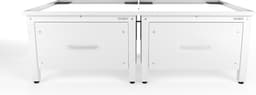 Wasophoogte® Wasmachine verhoger met lade - Wasmachine opbouwmeubel - Wasmachine sokkel - 42cm hoog - Wit - Universeel - Dubbel - Inclusief Lekbak — thumbnail 2