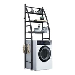 Wasmachine Ombouw - Zwart - Universeel - Wasmachine Organizer - Wasmachine Kast — thumbnail 5