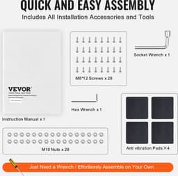VEVOR Droogrek 28" x 25" x 14" Wasmachine Droger Stand Platform Universele Pasvorm 500lb Capaciteit Heavy Duty Wasmachinebasis — thumbnail 4