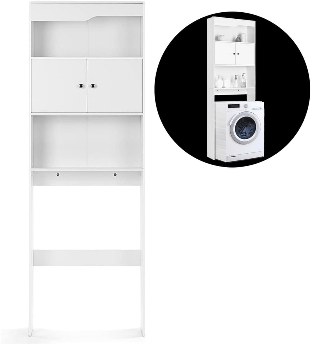 MKSS® Wasmachine Kast - Meubel Verhoger - Wasdroger Ombouw — afbeelding 1