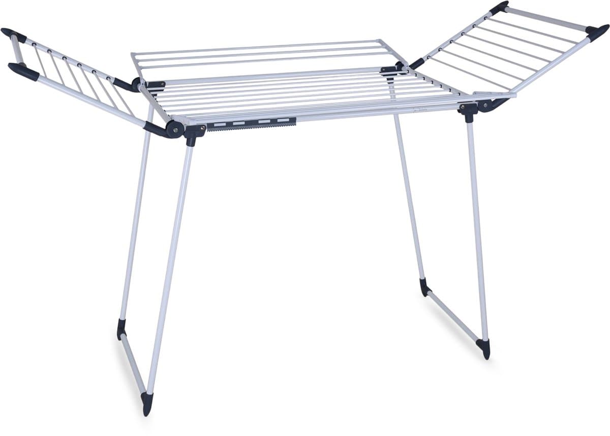 Meisterhome - Extra Groot Droogrek - inklapbaar – Droogtoren - 25 meter droog lengte – Extra stevig en licht - Wasrek van carbon staal – Tot 30kg wasgoed — afbeelding 1