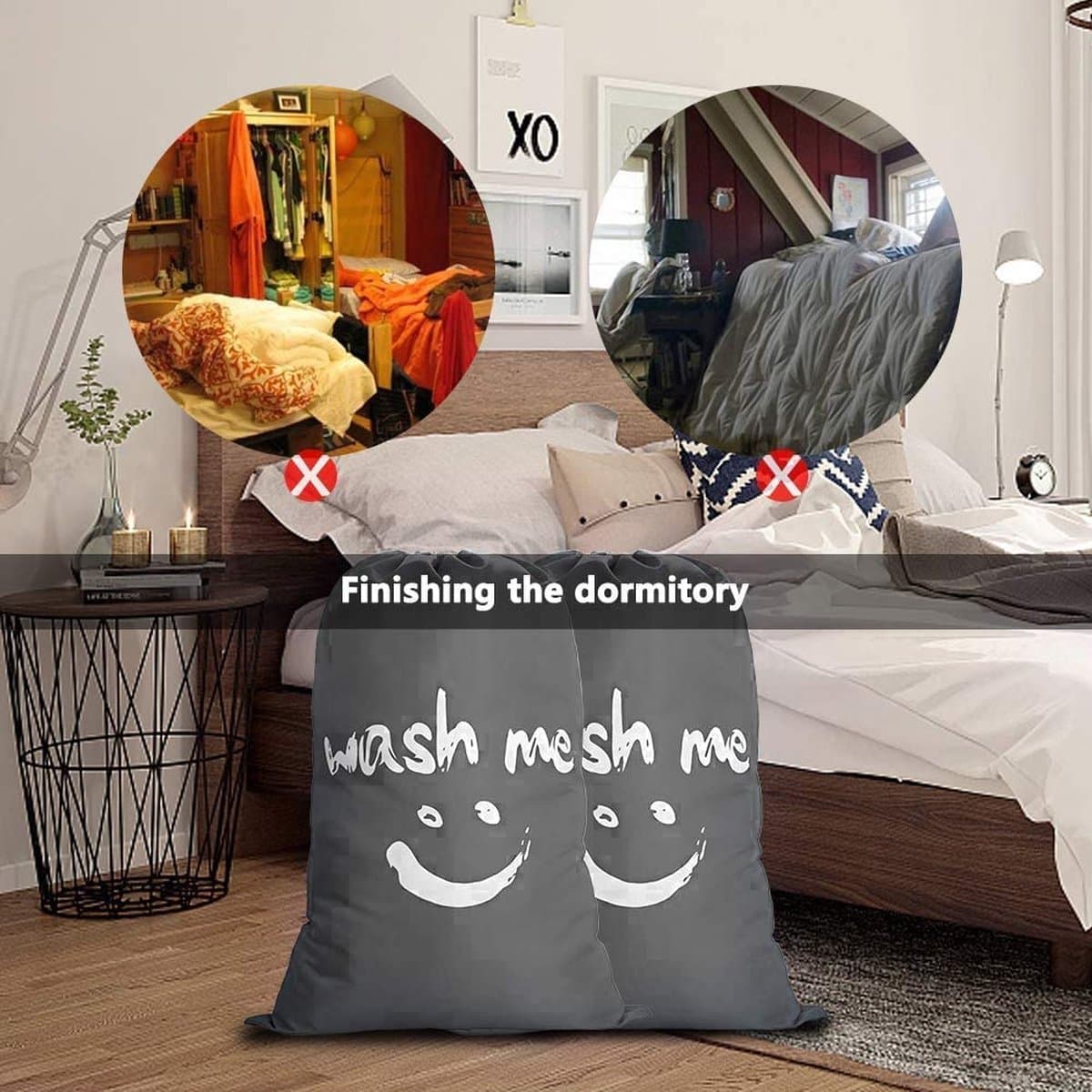 Waszak – ruime waszak – grote waszakken – laundry bags – laundry bag — afbeelding 1