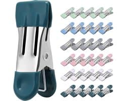 30x Extra Sterke Metalen Kledinghangers & Clips (55mm) - Wasknijpers voor Foto's, Waslijn & Keuken