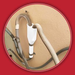 Afvoer splitter - Y splitter - Y-stuk waterverdeler - duo dubbele splitter - Dubbele afvoer trechter splitter voor 2 apparaten - geschikt voor wasmachine, vaatwasser, droger - wit — thumbnail 2