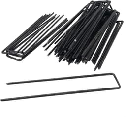50x Grondankers U-Vorm 150mm - Verzinkte Tuinharingen voor Folie, Worteldoek en Slangen — thumbnail 1