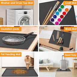 Antislip Wasmachineonderlegger - Siliconen, Waterdicht, 60 x 50 cm - Heavy Duty Afdekking voor Droger, Badkamer en Keuken — thumbnail 2