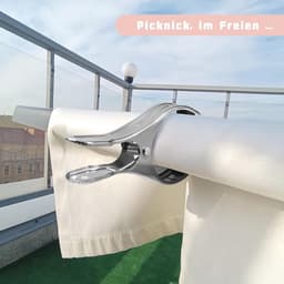 Wasknijpers 16 stuks, grote handdoekklemmen voor strandstoelen, roestvrijstalen klemmen voor handdoeken — thumbnail 3