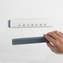 Compact wasdroger met inklapbare stangen en 14 meter drooglengte — thumbnail 2
