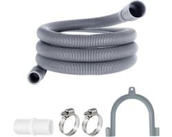 Universele Afvoerslangenset voor Wasmachines en Vaatwassers, 1 Meter, Compleet met Accessoires