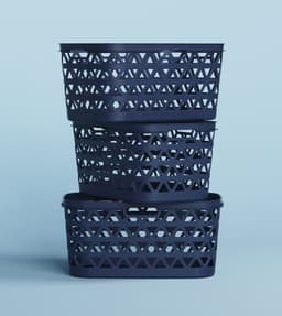 Curver Oceana Wasmand - 45L - 57,1x37,1x27,1cm - Nachtblauw — thumbnail 4