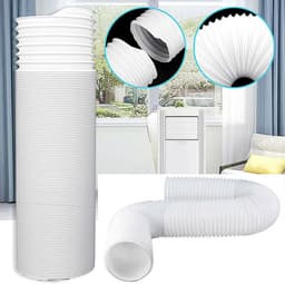 Universele Afvoerslang voor Draagbare Airco - Flexibel en 150 cm Lang (130mm) — thumbnail 2