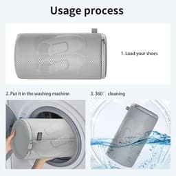 Wasmachine Zakken voor Sneakers en Schoenen - Beschermende Sneaker Wasmand 4 Stuks — thumbnail 4