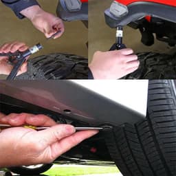 Allecta - 50 stuks kunststof wielkastbevestiging en bekleding clips (zwart) - Auto bumperklinknagels voor carrosseriereparatie. — thumbnail 2