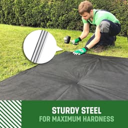 Stevige Antiroest Grondankers voor Tuin en Camping - 250 Stuks - 150 mm Lang — thumbnail 3
