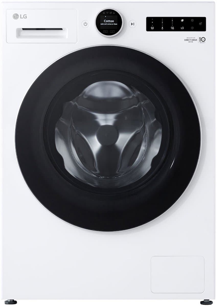 LG F4WX801Y - Wasmachine - Voorlader - 11 kg 1350 RPM - Wit - AI DD™ - TurboWash360˚™ - Steam™ — afbeelding 1