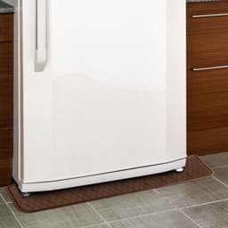 Grote Siliconen Lekbak voor Koelkast, Wasmachine en Droger - Antislip Mat voor Onder Apparaten (Bruin) — thumbnail 5