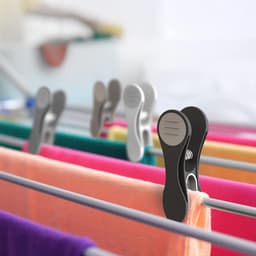 60 Premium Wasknijpers in 3 Kleuren - Zacht Grip Kledingclips voor Het Wasgoed — thumbnail 3