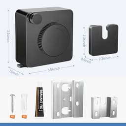 Uittrekbare waslijn 4,8 m voor balkon en badkamer – Space-saving wandmontage wasoplossing — thumbnail 3