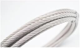 50 meter 1mm staaldraadkabel, spanstaaldraadkabel, gebruikt voor lichte ophangingsapparatuur en waslijnen. — thumbnail 2