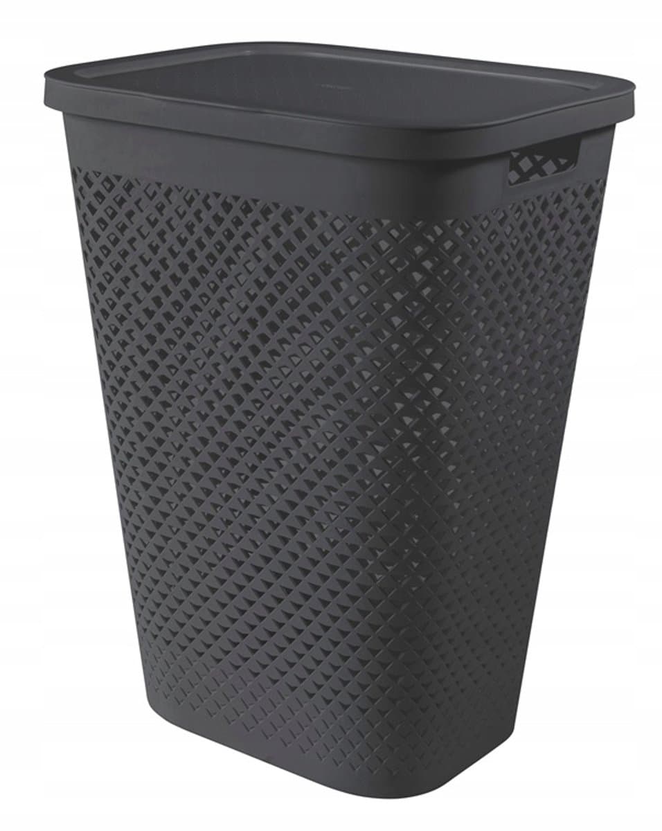 Curver PURE Wasmand 55L Donkergrijs — afbeelding 1