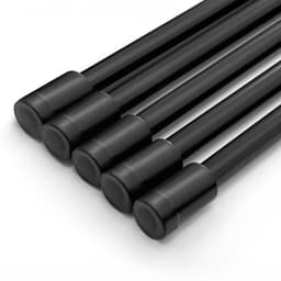 KADAX Metalen wasrek 5x160cm zwart AV160-P5St — thumbnail 3