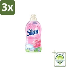 3 x Silan – Wasverzachter – Classic Pink Passie voor Rozen – 1144 ml - Grootverpakking - Wasverzachter - Roze Geur - Wasgoed Verzachter - Kleding Verzachter - Statische Elektriciteit — thumbnail 1
