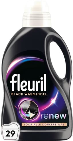 Fleuril Black - Vloeibaar Wasmiddel - Donkere en Zwarte Was - 4x29 Wasbeurten - Voordeelverpakking — thumbnail 2