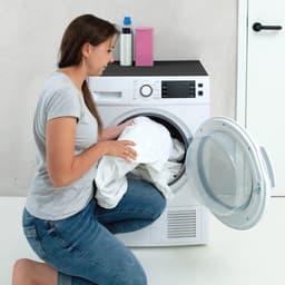 Cushion for Washing Machine or Dryer, Non-Slip, 60 x 60 cm, Can Be Cut to Size, Black, Universal Cover — thumbnail 5