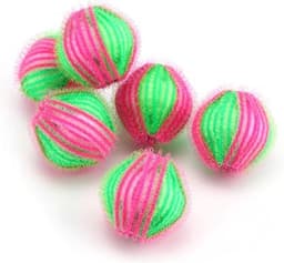 6 stuks ontharingsballen voor in de wasmachine - Anti-Pluis Wasbal Set - Nylon Wasmachine Ballen - Wasballen Wasbol - Pluisballen — thumbnail 1
