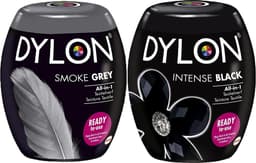Dylon Textielverf - Smoke Grey + Intense Black - 2x Pods - 350g — thumbnail 1