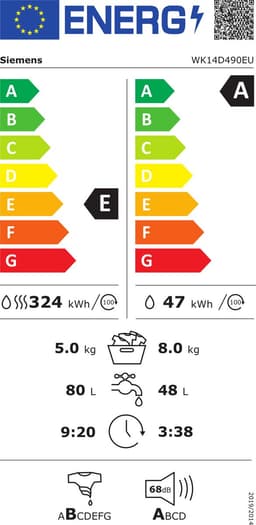 Siemens WK14D490EU - iQ500 - Inbouw was-droogcombinatie — thumbnail 2