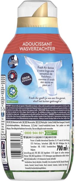 Lenor Wasverzachter Fresh Air Zonnige lentedag 50 Wasbeurten - 8 x 700 ml - Voordeelverpakking — thumbnail 3