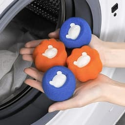 10 stuks Dryer Balls - Dryer Balls Hair Remover for Tumble Dryers & Washing Machine - Hair Catcher Washing Balls - Anti Hair Drying Balls - Tumble Dryer Balls - Washing Balls Lint Remover Pets — thumbnail 2