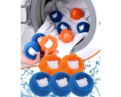 10 stuks Dryer Balls - Dryer Balls Hair Remover for Tumble Dryers & Washing Machine - Hair Catcher Washing Balls - Anti Hair Drying Balls - Tumble Dryer Balls - Washing Balls Lint Remover Pets