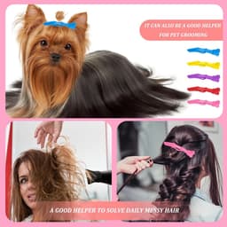 Set van 5 Professionele Kappersklemmen voor Haarstyling — thumbnail 3