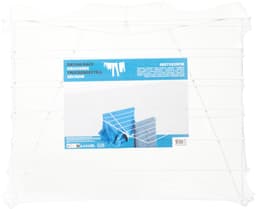 Koopman Inklapbaar wasgoedrekje/droogrek - 2x - Ophangbaar - 58 x 73 cm - radiator/deur — thumbnail 3