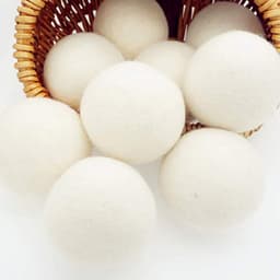 Biologische wollen droogballen, set van 4 stuks, extra grote droogballen voor de was Natuurlijke wasverzachter Tot 1000 keer herbruikbaar Verkort de droogtijd en minimaliseert kreukels Veilig voor baby's (set van 4 stuks) — thumbnail 4