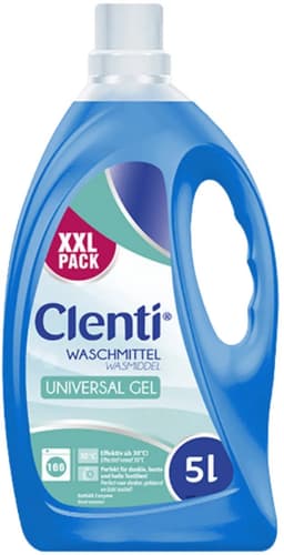 Clenti Universal Gel Wasmiddel – 2 x 5 liter — thumbnail 2