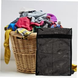 Waszakken - 4 Stuks - Wasnetten - Travel Organizer - Polyester - Bescherm je Wasgoed en Wasmachine - Packing Cubes - Waszak voor Wasmachine - 25*30cm,30*40cm,40*50cm,50*60cm - Zwart — thumbnail 3